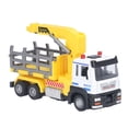 thumbnail image 2 of Logging Truck Toy, Log Tractor Model Rubber Wheel Ideal Present  For 6 Years Old Above Yellow, 2 of 8