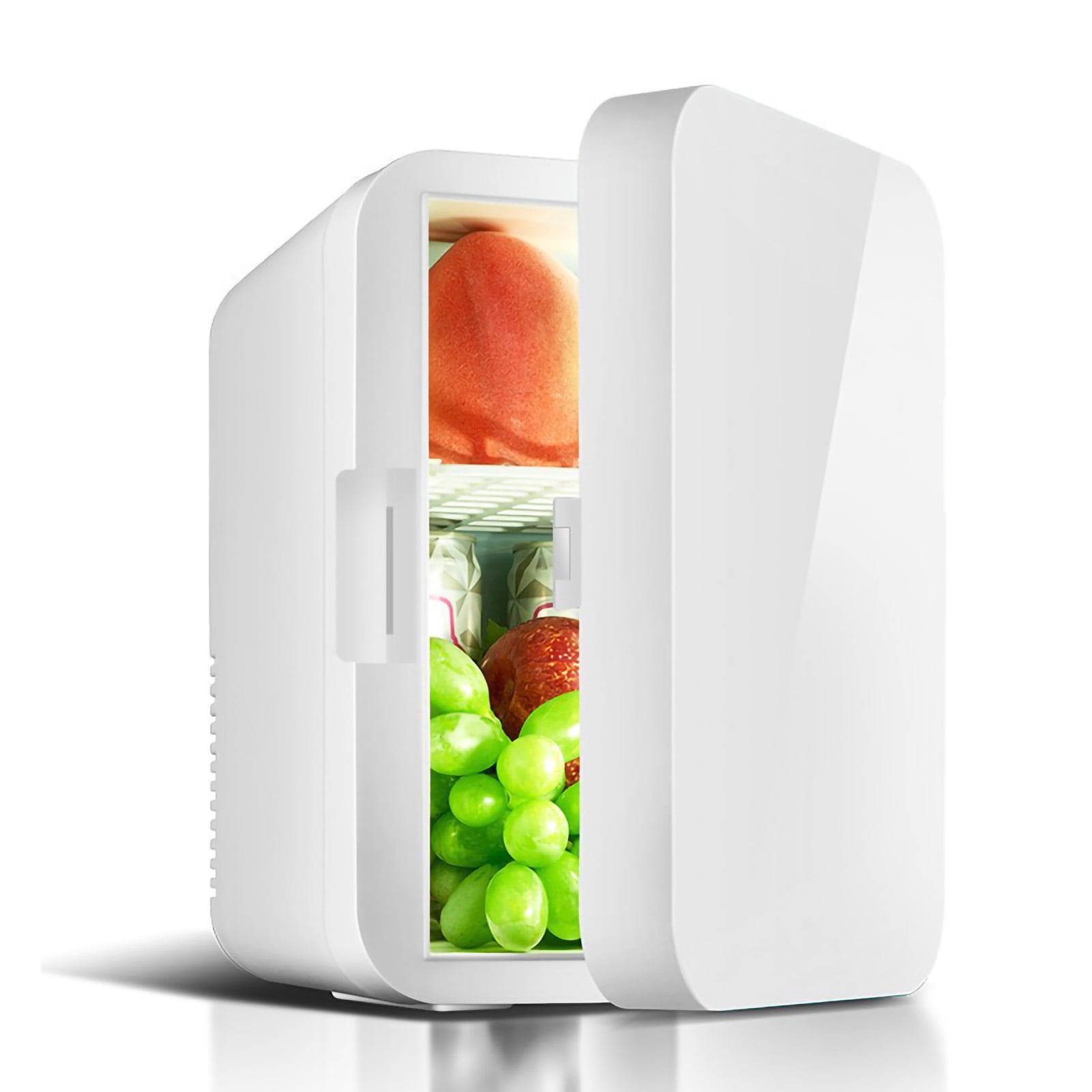 Small Refrigerator Single Door Mini Fridge 8L Mini Refrigerator Stylish Space Saving Multipurpose Single Door Mini Fridge With Freezer For Home And Car CN Plug 220-240V