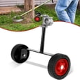 thumbnail image 3 of Lawn Mower Support Wheel Adjustable Weed Trimmer Auxiliary Wheels 26mm-28mm Portable String Trimmer Wheel Mower Attachment for Weed Trimmer Grass Cutter Gas String Trimmer, 3 of 11
