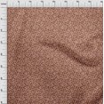thumbnail image 3 of oneOone Velvet Rose Brown Fabric Geometric Craft Projects Decor Fabric Printed By The Yard 58 Inch Wide, 3 of 5