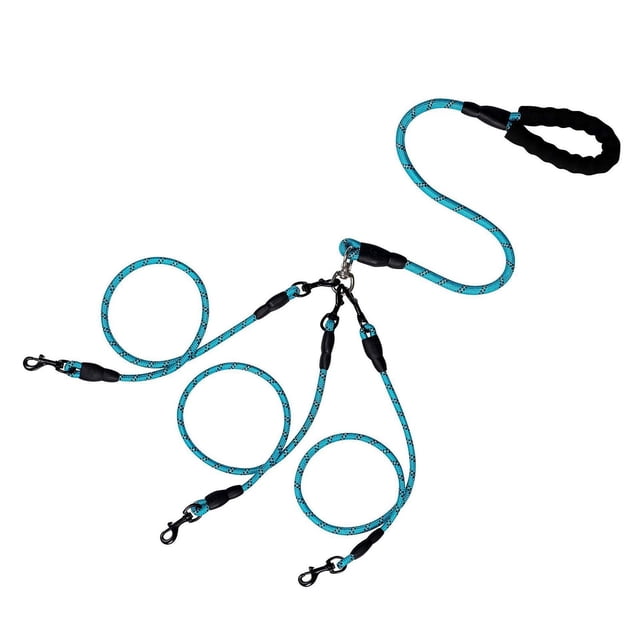 Hearth & Gear Reflective Bungee Dog Leash With Padded Handles For Running Walking Outdoor Activities Adjustable Pet For Cats Dogs