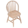 thumbnail image 4 of Dollhouse Wooden Chair 1:12 Scale Simple Design Modern Style Doll House Miniature Furniture, 4 of 8