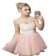 thumbnail image 1 of Women Strappy Short Tulle Tutu Dresses Evening Party Cocktail Ball, 1 of 2