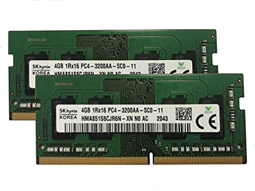PCメモリ SK hynix DDR4 3200MHz 8GB×2枚 16GB SK Hynix 8GB KIT(2 x 4GB) DDR4 3200MHz PC4-25600 1.2V 1R x 16