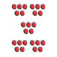 thumbnail image 3 of Wweixi 5pcs/set Artificial Lotus Realistic Appearance Easy To Clean Long-lasting bright red 5Set, 3 of 6