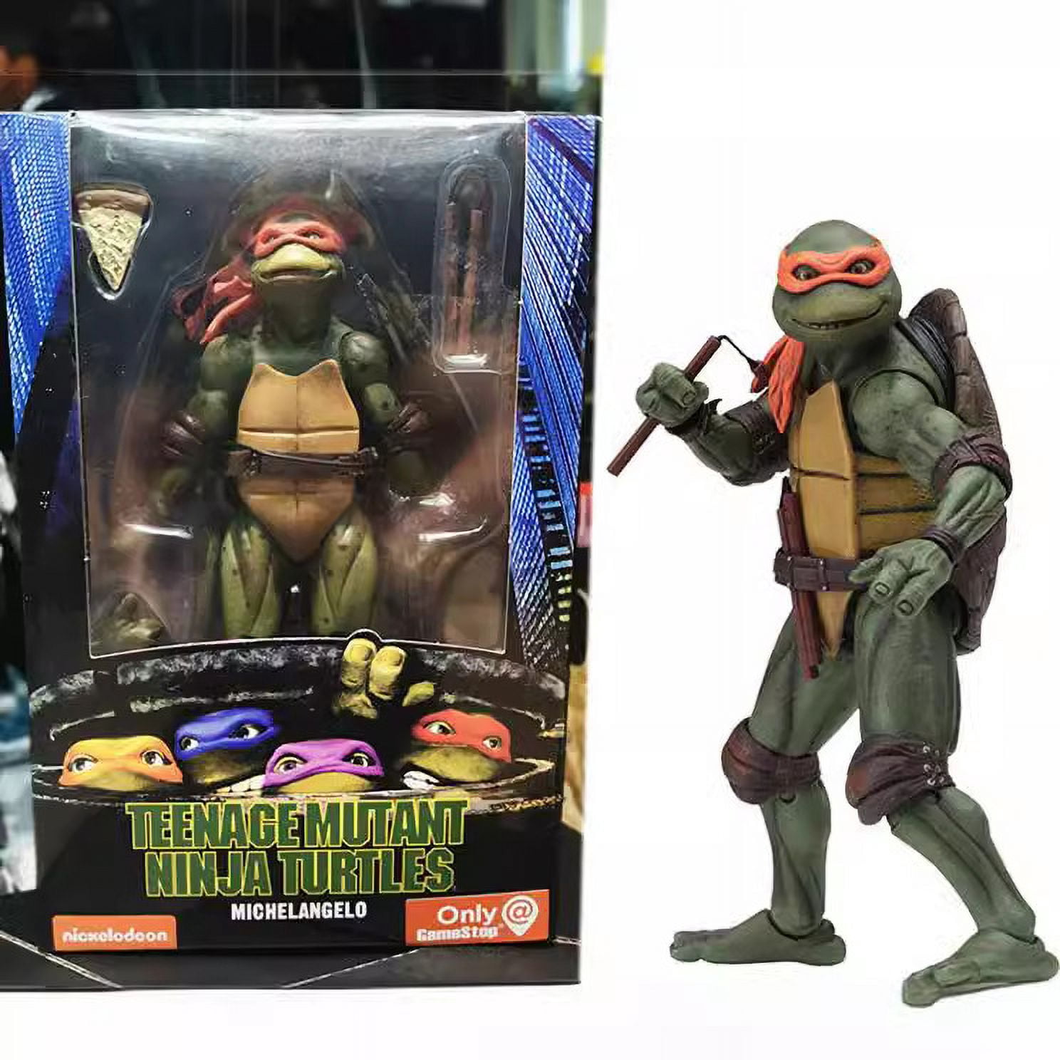 Teenage Mutant Ninja Turtles 1990 Movie Version TMNT Limited Edition 7-inch Action Figure Model