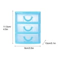 thumbnail image 2 of Plastic Desktop Drawer Organizer, EDHITNR Removable Dividers Small Objects Storage Case, Clear Plastic Jewelry Beads Crafts Storage Box for Home Office Makeup, 2 of 2