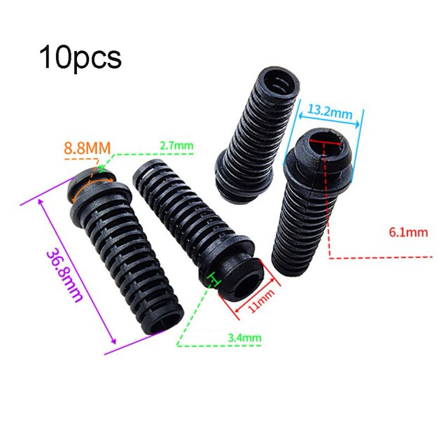 10X Cable Gland Connector Rubber Strain Relief Cord Power Tool Cable Sleeves