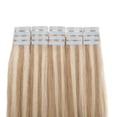 thumbnail image 3 of Tape in Human Hair Extensions Highlight Balayage Straight Hair, 3 of 6