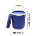 thumbnail image 2 of Foldable Durable Water Container for Camping Boating Fishing and Outdoor Activities Portable Storage Solution, 2 of 5