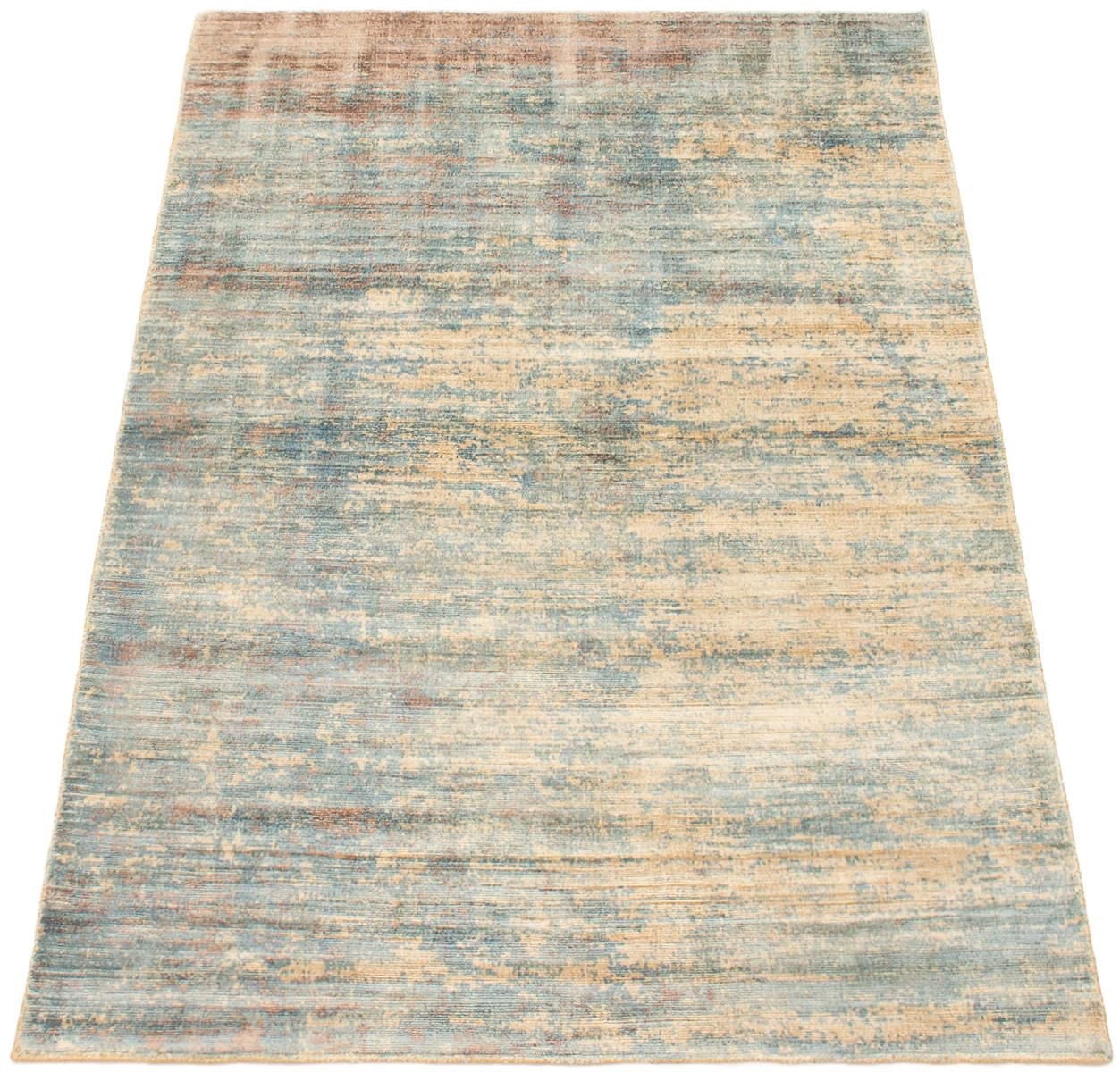ECARPETGALLERY 4'11" x 7'1"  Transitional Galleria Hand Loomed Area Rug for Living Room, Dining Room and Bedroom in Blue