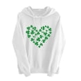 thumbnail image 2 of Pantalon pour Femmes Imprimé de la Saint-Patrick Décontracté à Manches Longues Ample Chandail à Capuchon de la Saint-Patrick, 2 of 5