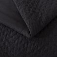 thumbnail image 4 of JML 3 Piece Queen Comforter Set - All Season 480GSM Down Alternative Comforter, Black, 4 of 5