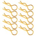 thumbnail image 2 of Peahefy RC Car R Clips,RC Body Clips,10Pcs RC Car Shell Clip R‑Shape Metal Body Clips Pins for 1/5 1/6 1/8 1/10 RC Car, 2 of 8