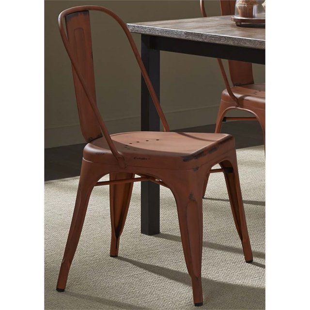 Liberty Furniture Vintage Bow Back Side Chair - Orange