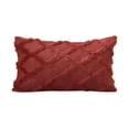 thumbnail image 2 of Fwttom Fuzzy Striped Throw Pillow Case, Sc&inavia-Style Fluff Long Striped Pillowcase Geometric Winter Cushion Cover Sofa Backrest Cover, 2 of 6