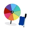 thumbnail image 2 of GUOOL Roue en Acrylique Réutilisable Roue de Jeu pour la Maison Fêtes Fête Restaurant Base Ronde, 2 of 9