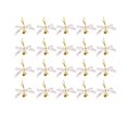 thumbnail image 1 of 20pcs Christmas Bows Mini Christmas Tree Bows Mini Bowknot Ornament Xmas Tree Hanging Pendant For Xmas Tree Hanging Decoration, 1 of 8