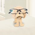 thumbnail image 4 of Dog-Shaped Tabletop Eyeglass Frame for Desktop Decor – 10.5 cm Wide Resin Animal Desk Accessory with Non-Slip Base, 4 of 5