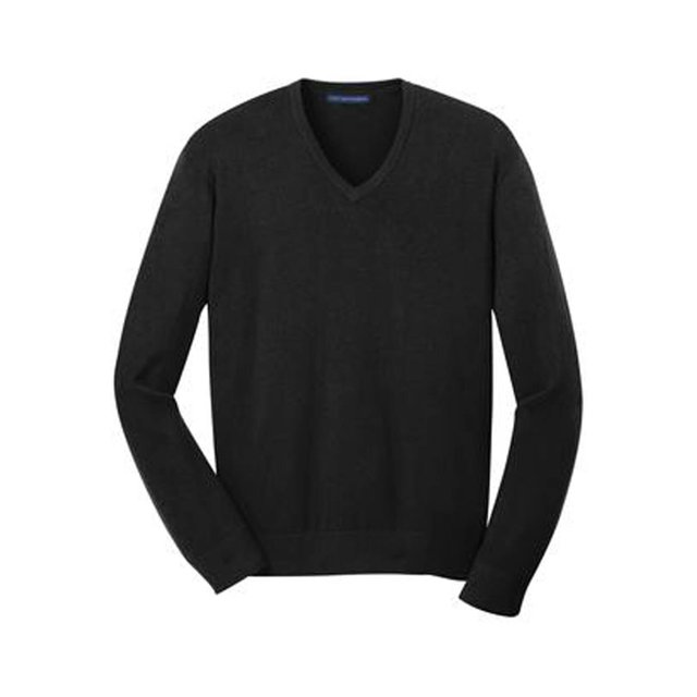 Port Authority V-Neck Sweater - Black - Small