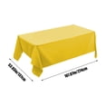thumbnail image 3 of EGNMCR Disposable Tablecloths Solid Color Party No Wash Tablecloths Padded Table For Parties Picnics And Events 54x108 Inches Disposable tablecloths, 3 of 6