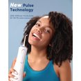 thumbnail image 2 of MySmile LP211 Cordless Advanced Water Flossers for Teeth, 8 Jet Tips-White, 2 of 5