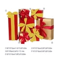 thumbnail image 3 of Lksixu Christmas Decorations Christmas Decorations Gift Boxes Gift Boxes Under The Christmas Tree Scene Decoration Props Year Window Decorations Dtacked Head Xmas Decor for Holiday Party Wedding, 3 of 6