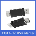 thumbnail image 1 of Connecteur USB vers 1394 6P USB vers Firewire Multi-Fonction Portable Pratique Convertisseur USB Mâle vers 1394, 1 of 7