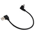 thumbnail image 4 of Câble à Angle Droit, Performance Stable USB A à Micro USB Premium Matériel Résistance à l'Usure Large Application pour Téléphone Mobile pour Caméra pour Téléviseurs, 4 of 8