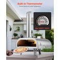 thumbnail image 4 of VEVOR Four à Pizza d'Extérieur de 12 Pouces Four à Pizza Portable à Granules de Bois en Acier Inoxydable BBQ, 4 of 9