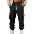 thumbnail image 2 of Ceisia Pantalon Décontracté Ample Uni pour Homme Taille Élastique à Cordon de Serrage Sport Cadeau Travail, 2 of 9