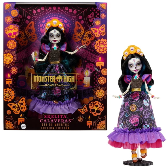 Monster High-Poupée Día De Muertos Skelita Calaveras