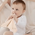 thumbnail image 4 of Btomtd Infant Cloth Soothing Handkerchief Infant Sleeping Doll Soothing Handkerchief, Khaki, 4 of 5