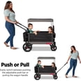 thumbnail image 2 of Radio Flyer Trav'ler Stroll ‘N Wagon Pliables avec Housse de Protection, Noir, 2 of 12