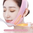 thumbnail image 3 of Lisbinx Double Chin Mask - Far Infrared Chin Strap for Face Lifting & Jaw Exerciser, Adjustable V-Line Strap for Women, 26-34 Inch Nylon/Spandex Blend, Washable & Reusable, 3 of 7