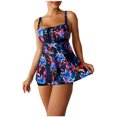 thumbnail image 2 of TIMIFIS Two Piece Tankinis Swimsuits for Women Athletic Swim Tank Top with Boy Shorts Tummys Control Bathing Suits, 2 of 8