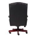 thumbnail image 5 of Pemberly Row Traditional High Back Faux Leather Tufted Executive Chair in Black, 5 of 5