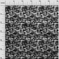 thumbnail image 3 of oneOone Cotton Silk Black Fabric Abstract Craft Projects Decor Fabric Printed By The Yard 42 Inch Wide, 3 of 4
