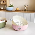 thumbnail image 4 of Multifunctional Fruit And Vegetable Washing Bowl 2025 Fruit Drainer Container With Handle 2 In 1 Draining And Preservation Basket Upgrade Fruit Washing Bowl, 4 of 6
