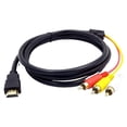 thumbnail image 1 of Hdmi To Av Adapter Cable Hdmi To Av Hd Converter Supports 1080p Adapter Cable V5S7, 1 of 1