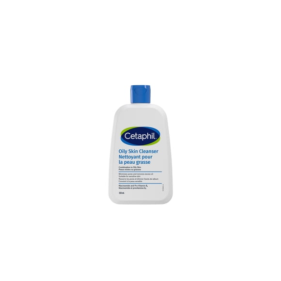 Cetaphil Nettoyant pour la Peau Grasse / Nettoyant Moussant Doux pour le Visage au Quotidien / Nettoyant pour le Visage Idéal pour les Peaux Sensibles, Mixtes à Grasses / Recommandé par les Dermatologues