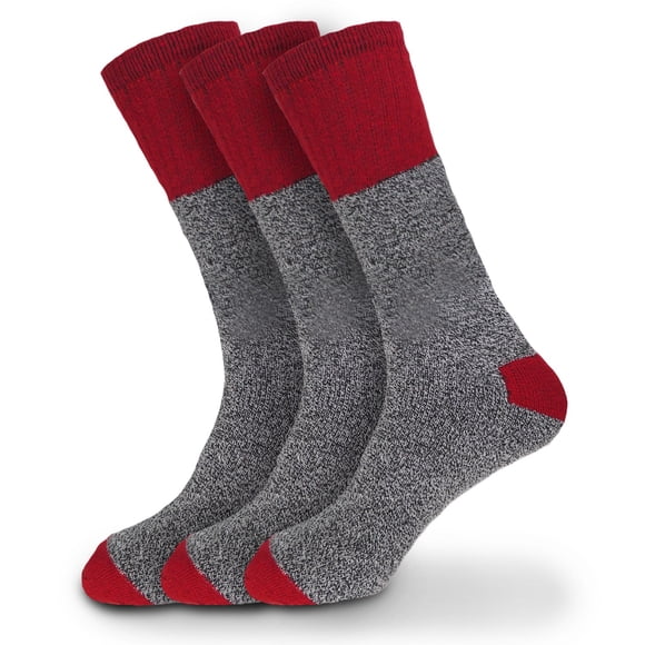 Chaussettes Décontractées pour Hommes en Laine Thermique à Chevrons, Chaudes pour l'Hiver, Mi-Mollet