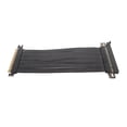 thumbnail image 2 of PCI Express 3.0 X16 Riser Cable,  Flexible High Speed Graphics Card Extender,  180 Degree EMI Shielded Slots,  Compatible with GTX RTX Series,  Radeon Series Graphics Card, 2 of 7