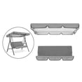thumbnail image 3 of Ensemble de Remplacement de Toit de Balançoire de Jardin Housses de Sièges + Housse de Toit de Balançoire Imperméable Remplacement de Toit de Balançoire Chaise Awn, 3 of 7
