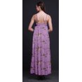 thumbnail image 4 of Bimba Robe Longue Maxi Imprimée en Rayonne pour Femmes à Bretelles Spaghetti Ajustables Boho-Xxx-Grand, 4 of 4