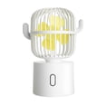 thumbnail image 1 of Small Desk Fan With 3 Speed Settings USB Powered Portable Table Fan For Home Office Outdoor Use 2400 mAh Battery, 1 of 6