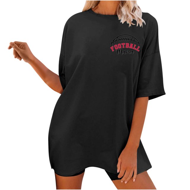 Birdeem T-Shirt Imprimé à Manches Courtes Col Rond Décontracté pour Femmes