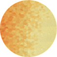 thumbnail image 1 of Ahgly Company Tapis de Zone Rond d'Intérieur Lavable à la Machine, Transitionnel, Chrome Or Jaune, 8 Pieds Rond, 1 of 7