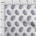 thumbnail image 1 of oneOone Cotton Flex Fabric Paisley Block Printed Fabric 1 Yard 40 Inch Wide, 1 of 4