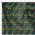 thumbnail image 4 of Soimoi Polyester Crepe Fabric Bottle & Wine Glass Bar Printed Fabric 1 Yard 52 Inch Wide, 4 of 5